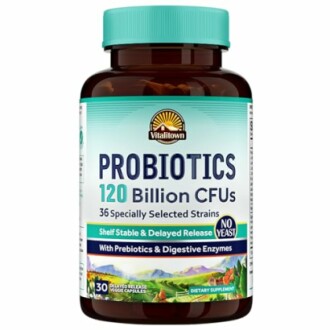 VITALITOWN Probiotics 120 Billion CFUs Review: Benefits, Features, and Customer Feedback