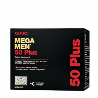 GNC Mega Men 50 Plus Vitapak Review: Antioxidants, Heart & Prostate Health