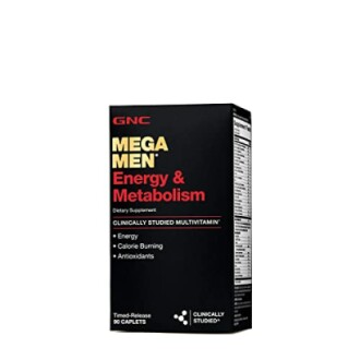 GNC Mega Men Energy & Metabolism Multivitamin Review - Boost Energy & Improve Metabolism